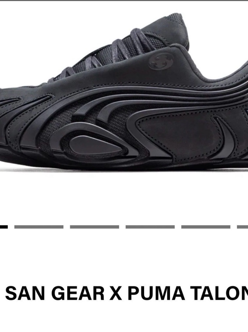 Puma Talon Low-Profile Sneaker in Black